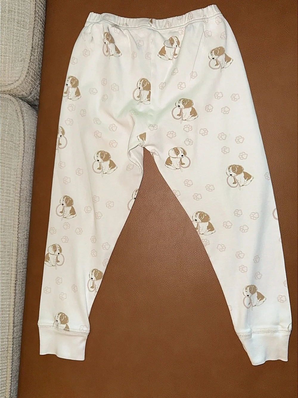 Pristine Petidoux Size: 5 Puppy Love Pima cotton Pajama Pants